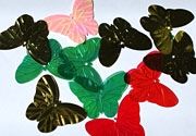 Vlinder pailletten 3 cm no 40 roze - Klik op de afbeelding om het venster te sluiten